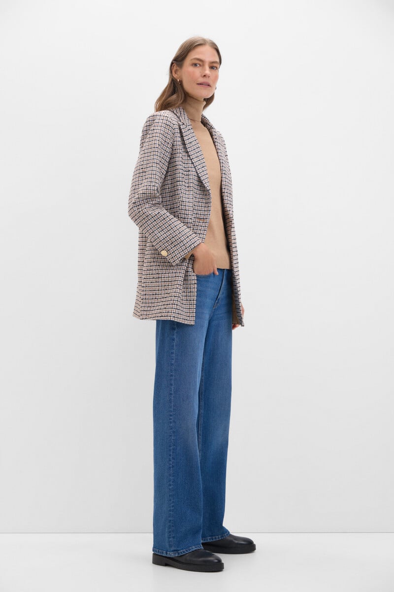 pedro del hierro Blazer levita cuadros Ofertas de temporada