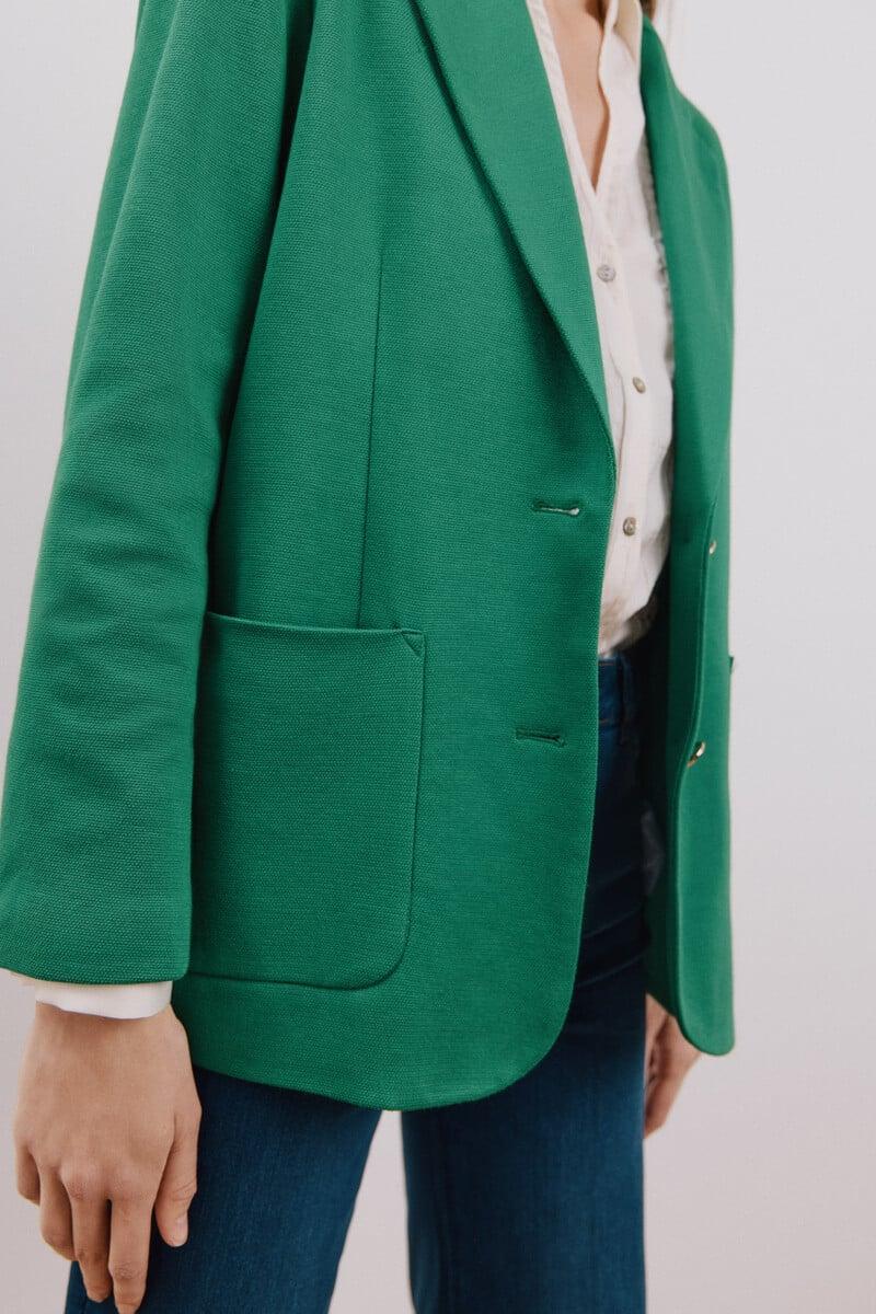 pedro del hierro Blazer de punto piqué Grandes ahorros