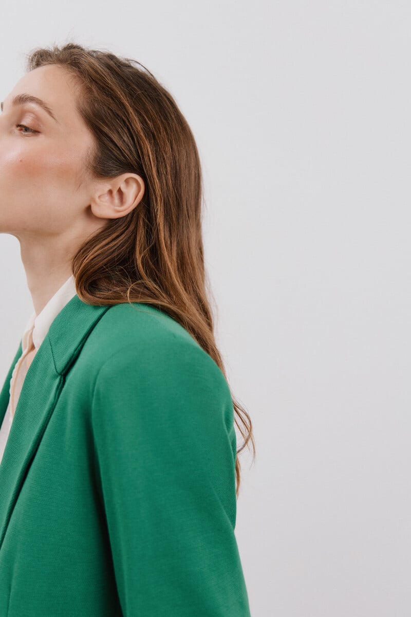 pedro del hierro Blazer de punto piqué Grandes ahorros