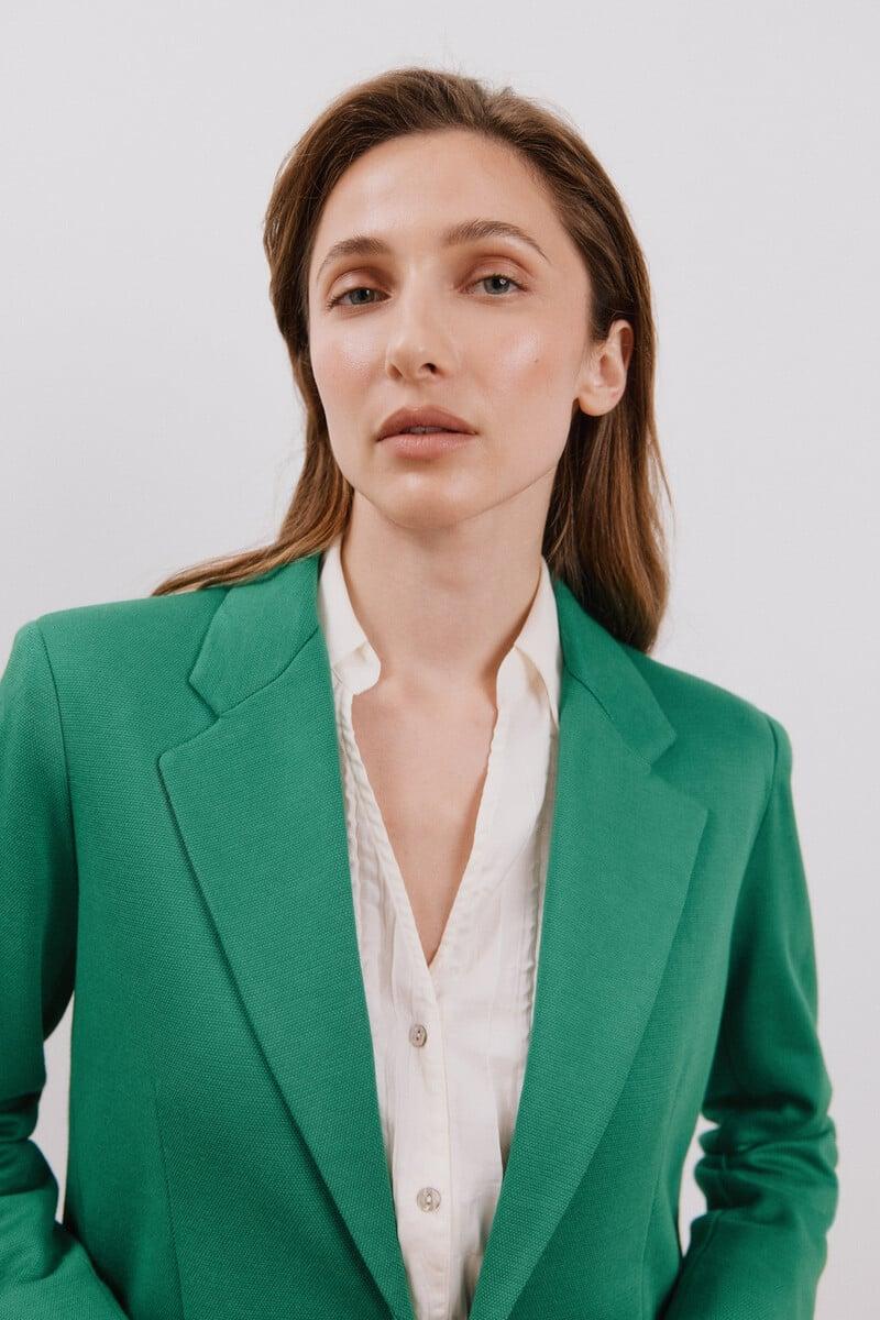 pedro del hierro Blazer de punto piqué Grandes ahorros