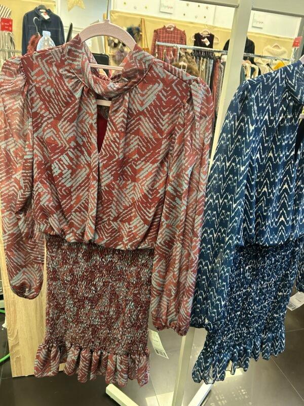 peperosa Vestido fruncido Última moda