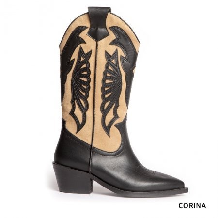 peperosa Bota cowboy combinada
