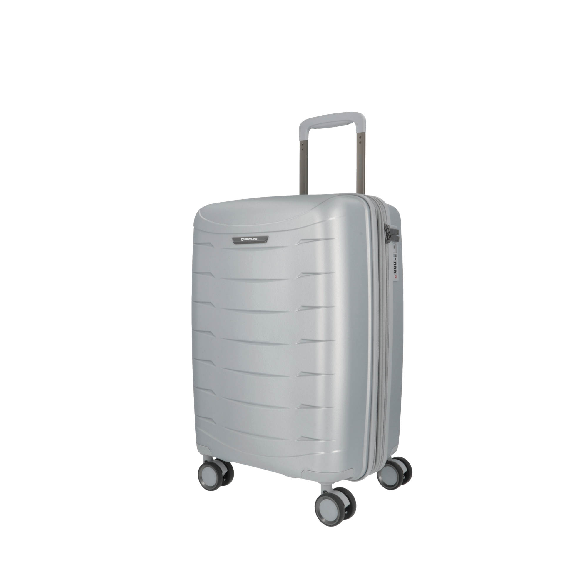 saxoline Maleta de cabina Moonstone Impact Pro plateada Limitado a 3 días