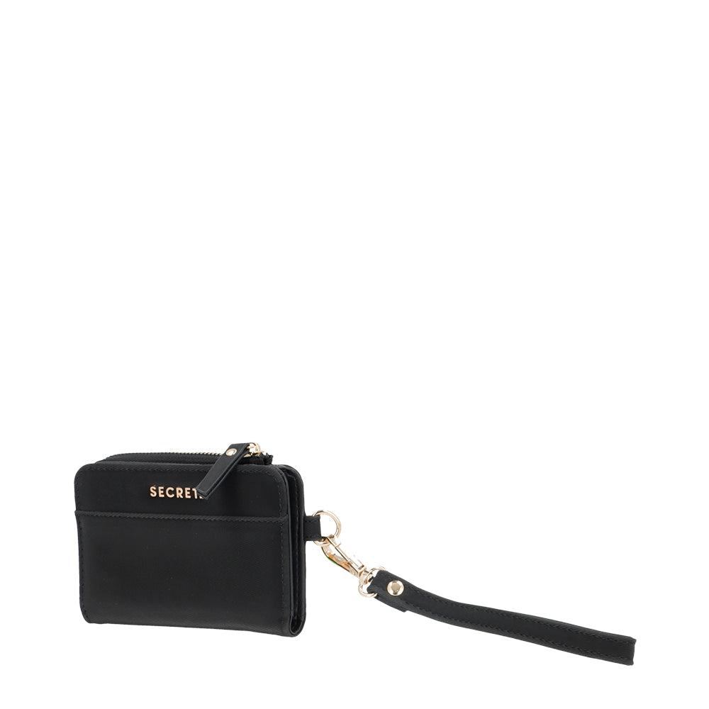 saxoline Billetera Alcala negra pequeña Rebajas online