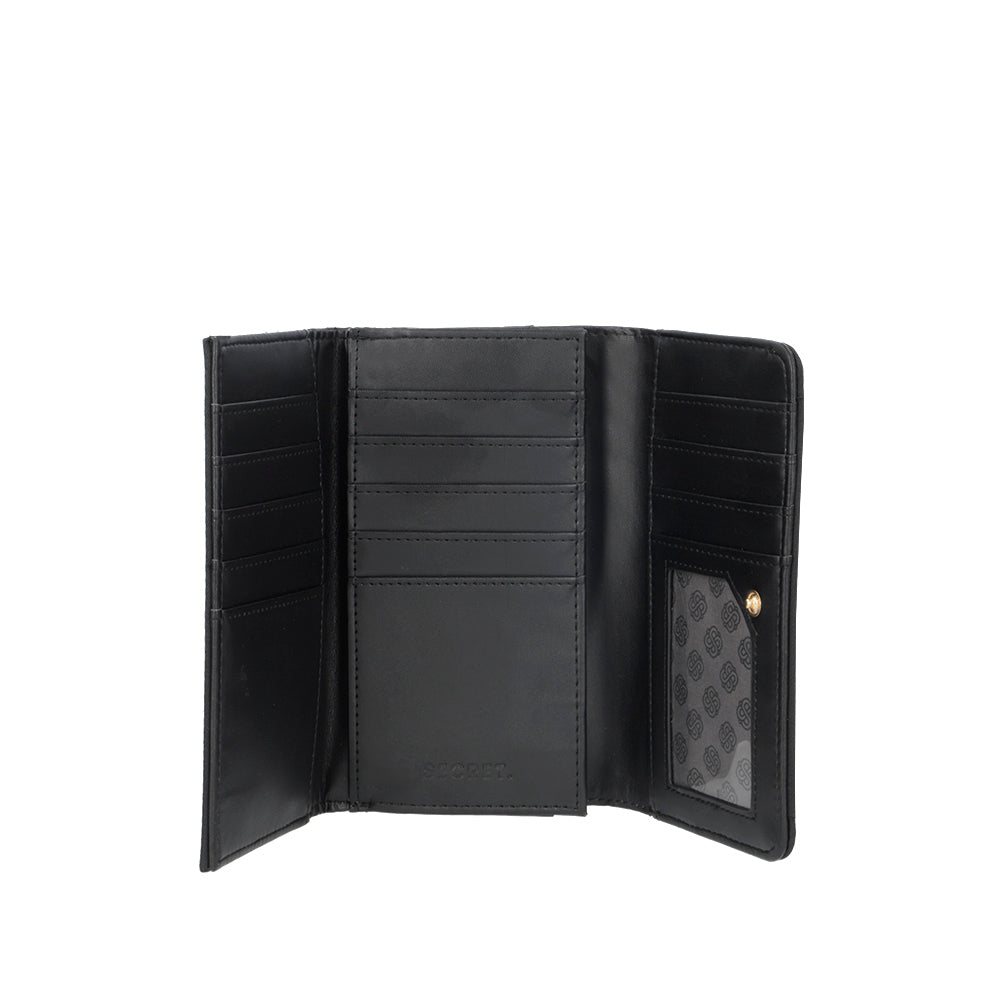 saxoline Billetera Zurich negra mediana Oferta especial