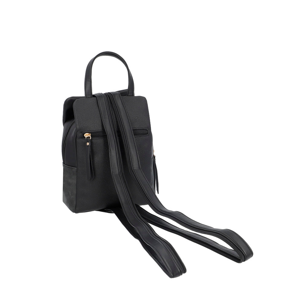 saxoline Mochila Manhattan negra mediana COMPRAR AHORA