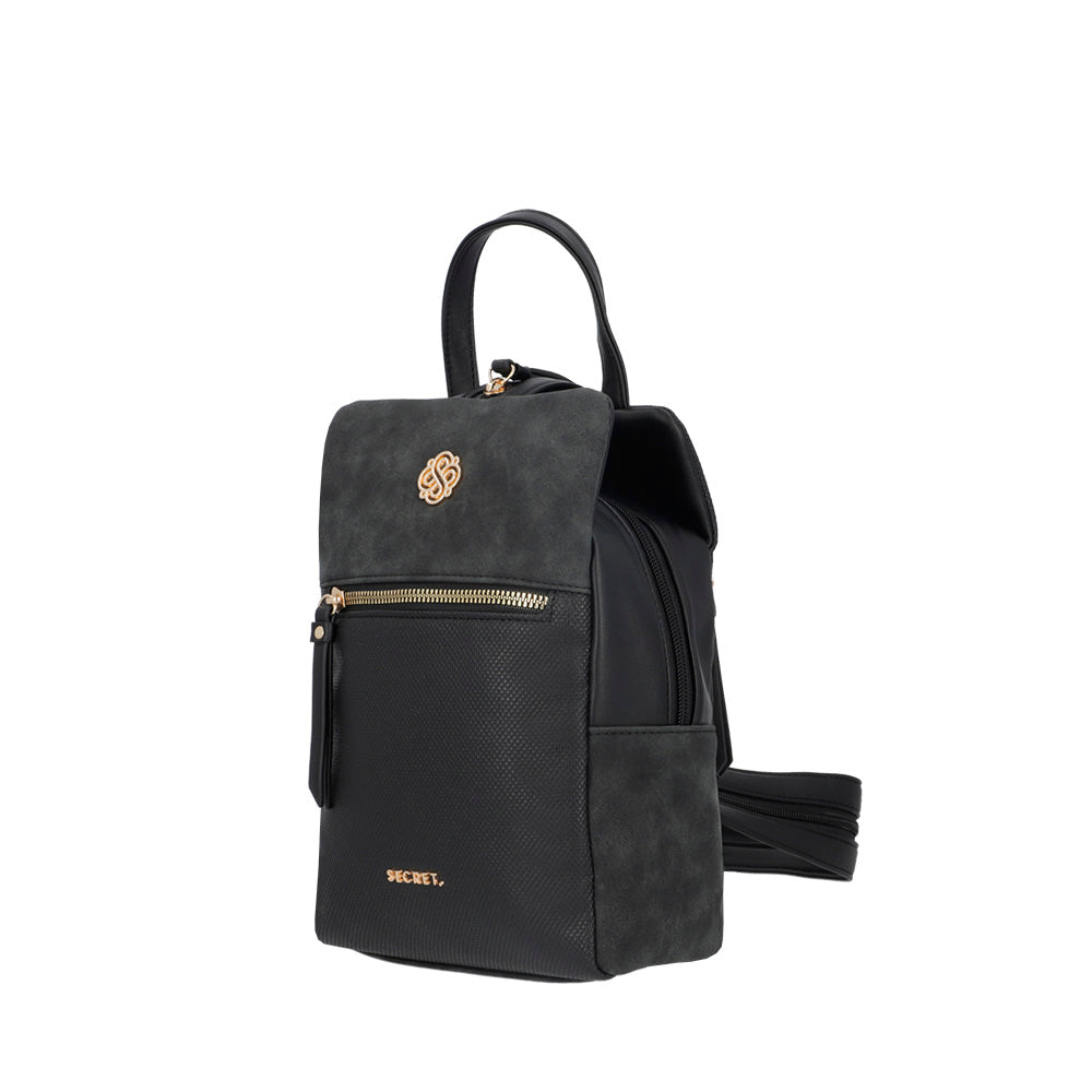 saxoline Mochila Manhattan negra mediana COMPRAR AHORA