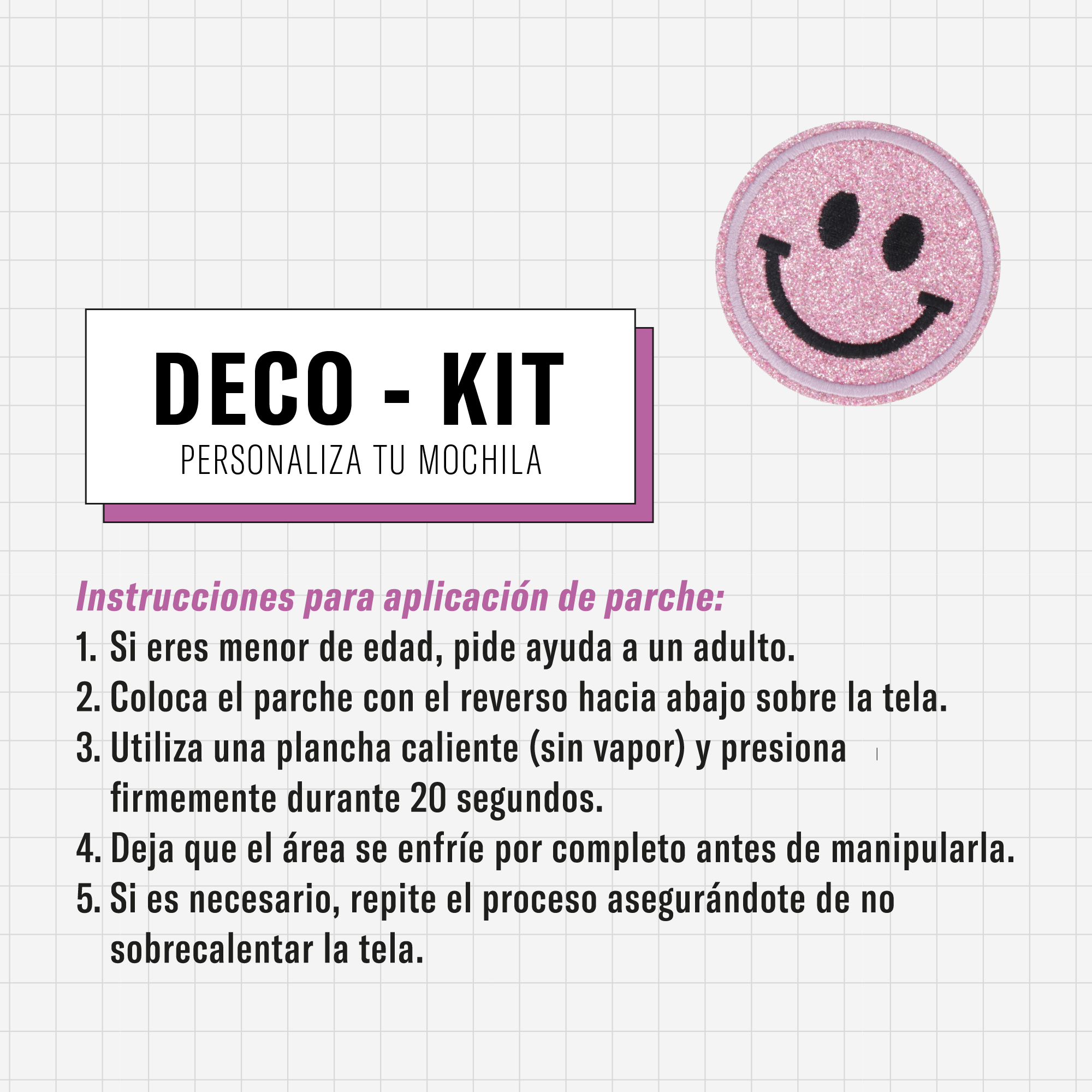 saxoline Set personalización mochilas Deco-Kit girl power Outlet