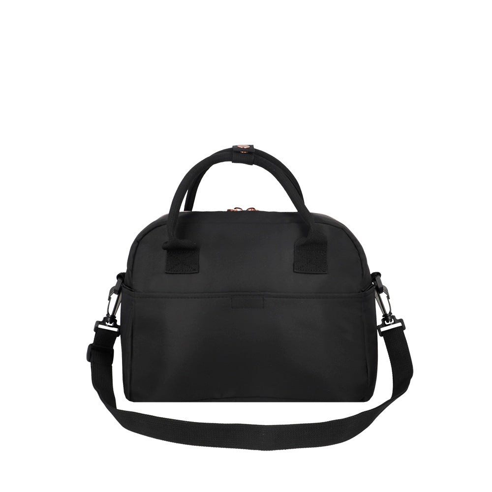 saxoline Lonchera térmica Bayside negra/rosada Gran oferta