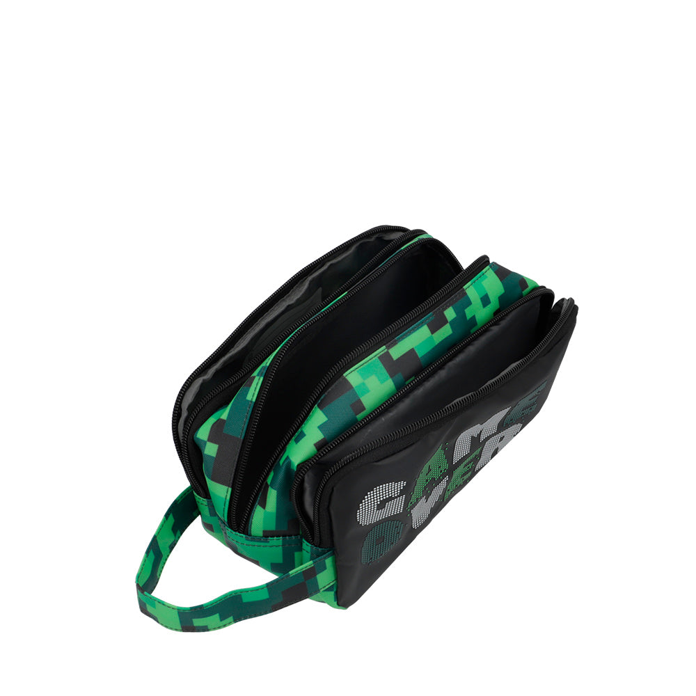 saxoline Estuche University+ verde píxeles Rebajas baratas