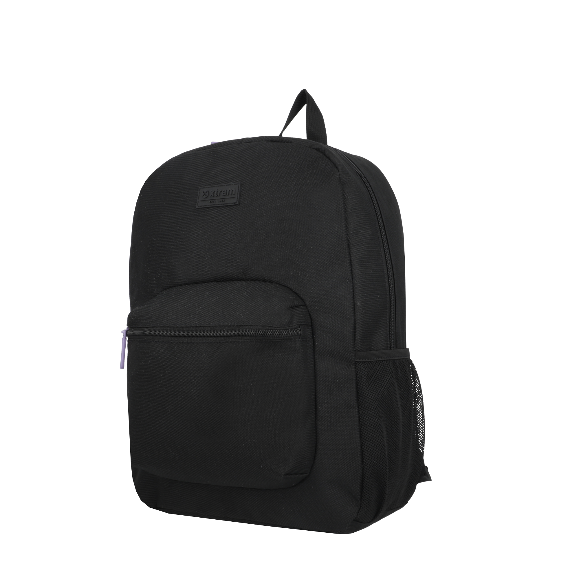 saxoline Set mochila + lonchera + estuche Triple Pack negro/morado Rebajas top