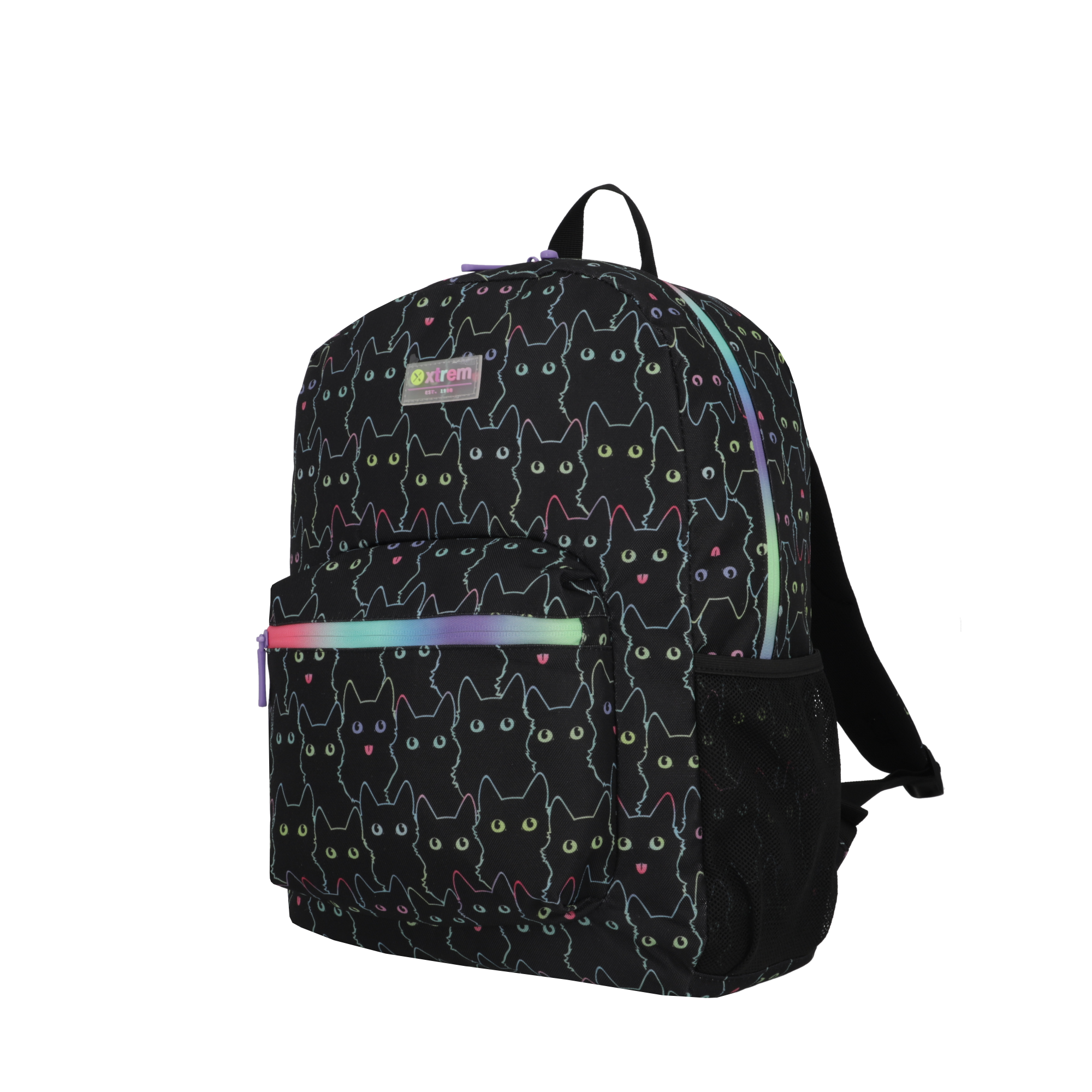 saxoline Set mochila + lonchera + estuche Triple Pack negro gatos COMPRAR AHORA