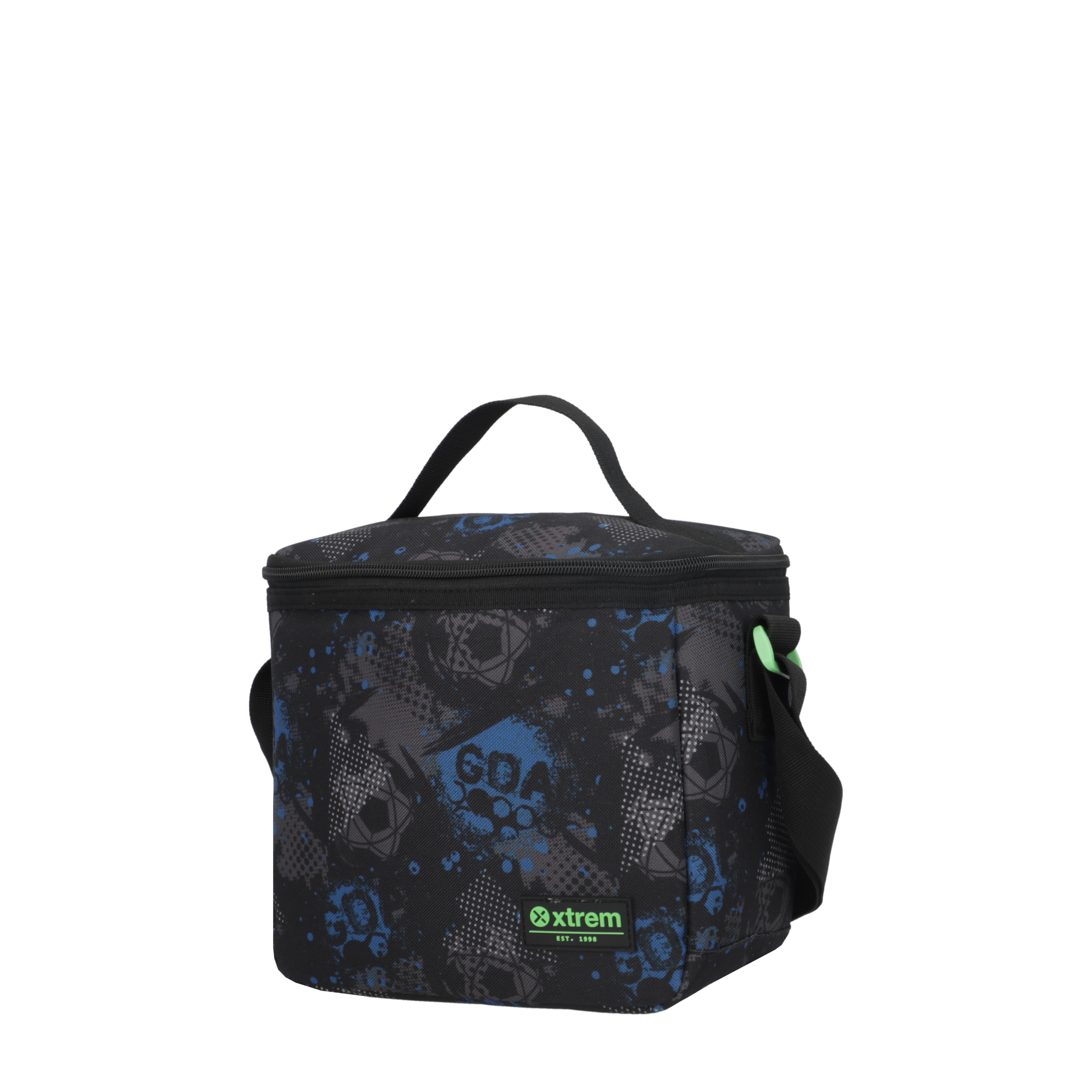 saxoline Set mochila + lonchera + estuche Triple Pack negro fútbol ÚLTIMAS EDICIONES