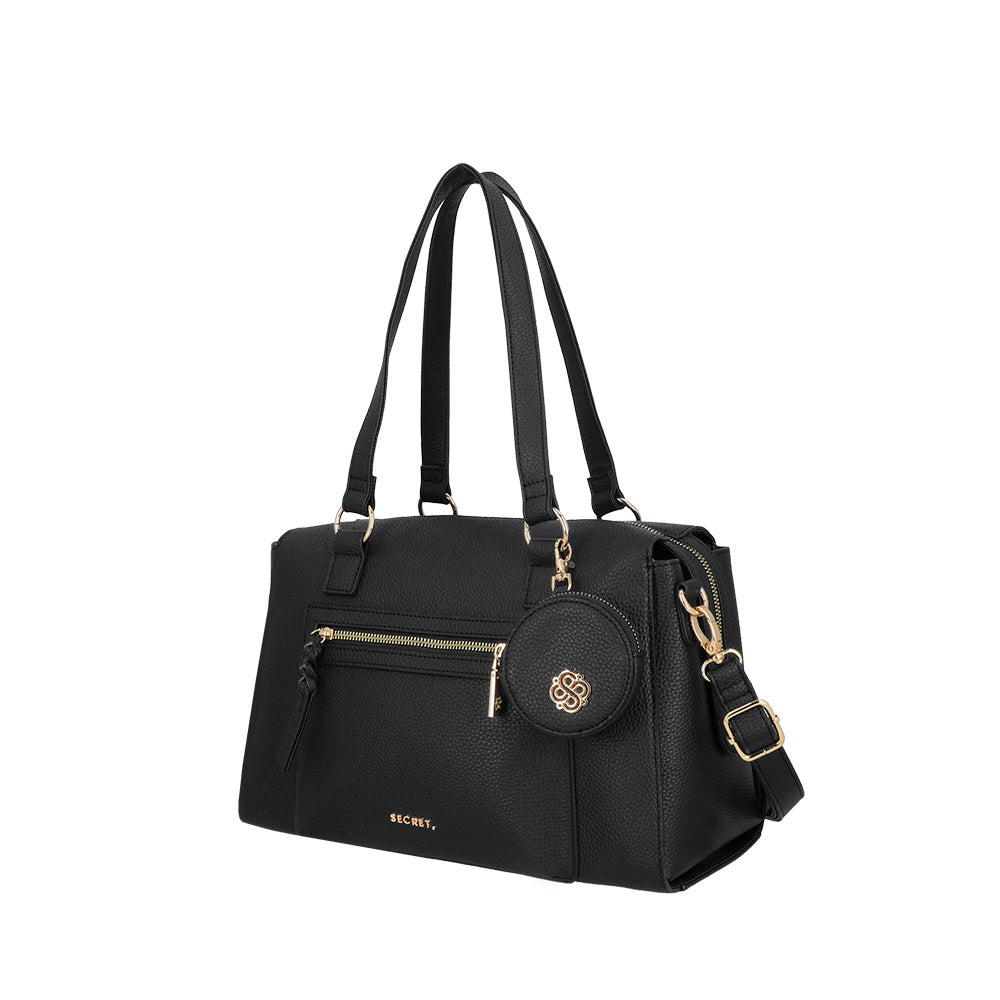 saxoline Cartera de mano Ibiza negra En oferta