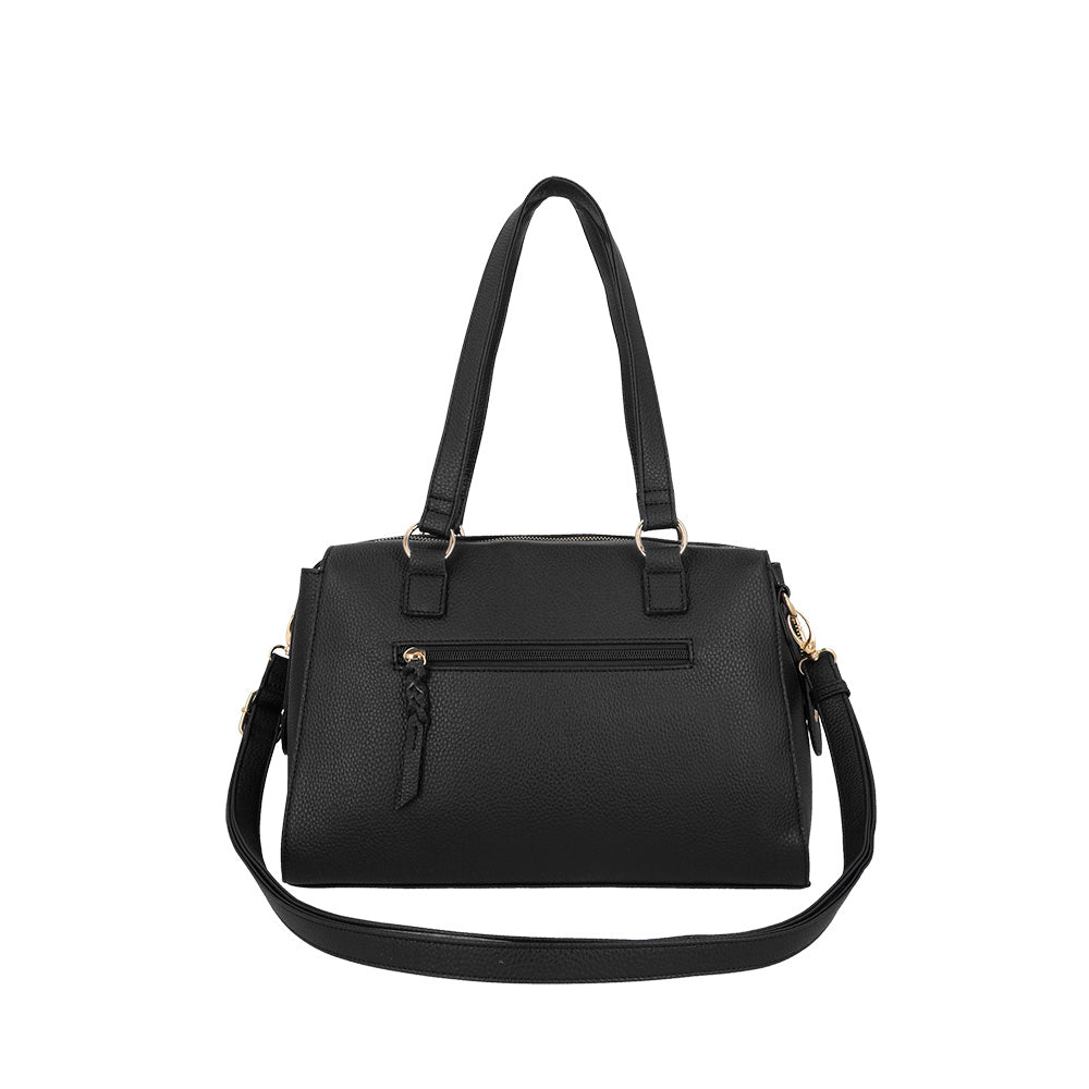 saxoline Cartera de mano Ibiza negra En oferta