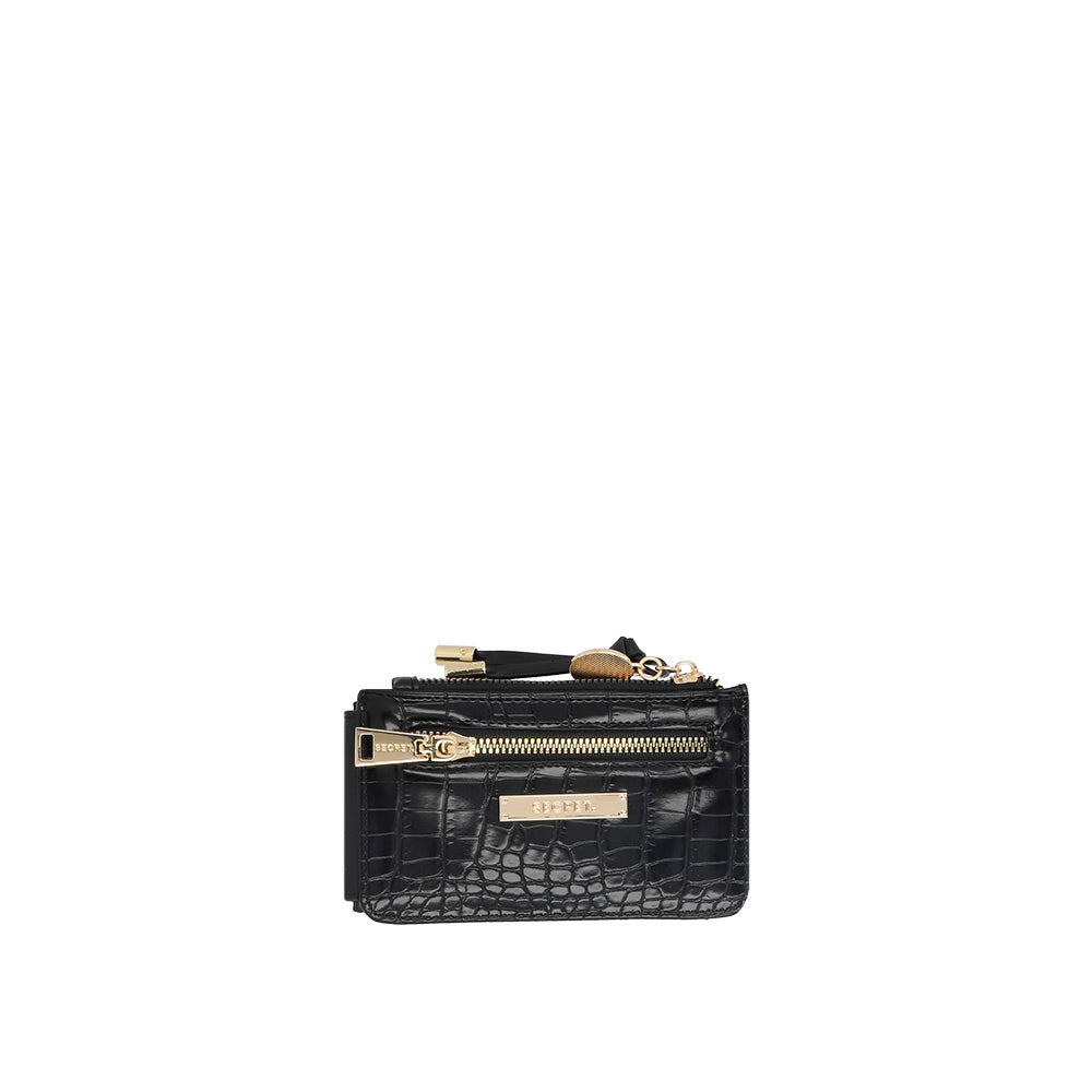 saxoline Monedero Badajoz negro Precio ultrabajo