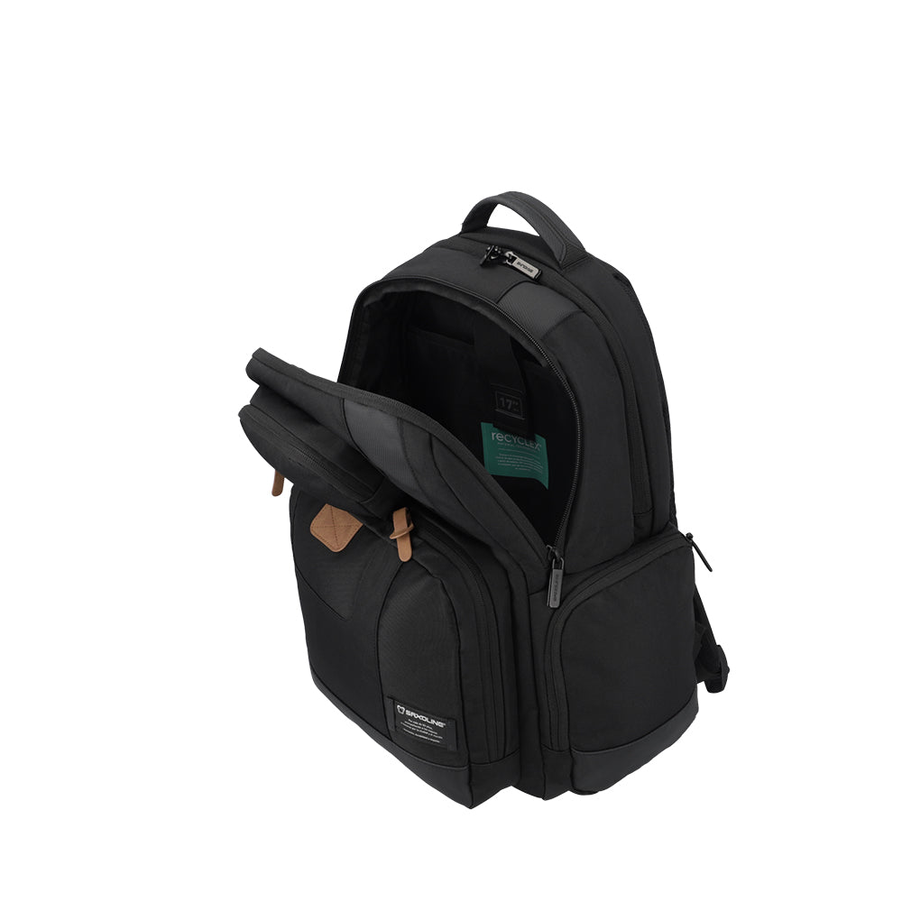 saxoline Mochila para notebook City Plus negro 17" Gran oferta