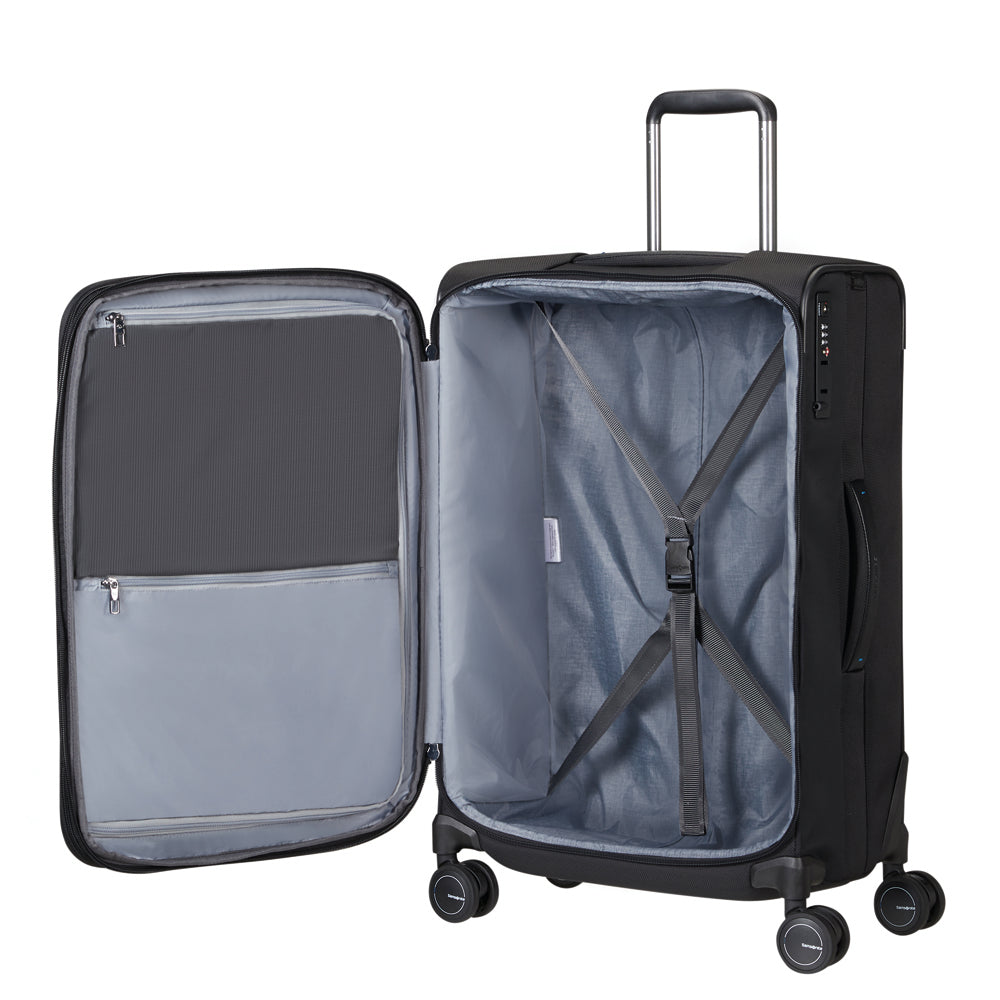 saxoline Maleta Spectrolite 3.0 Expandible Mediana Black Superdescuento