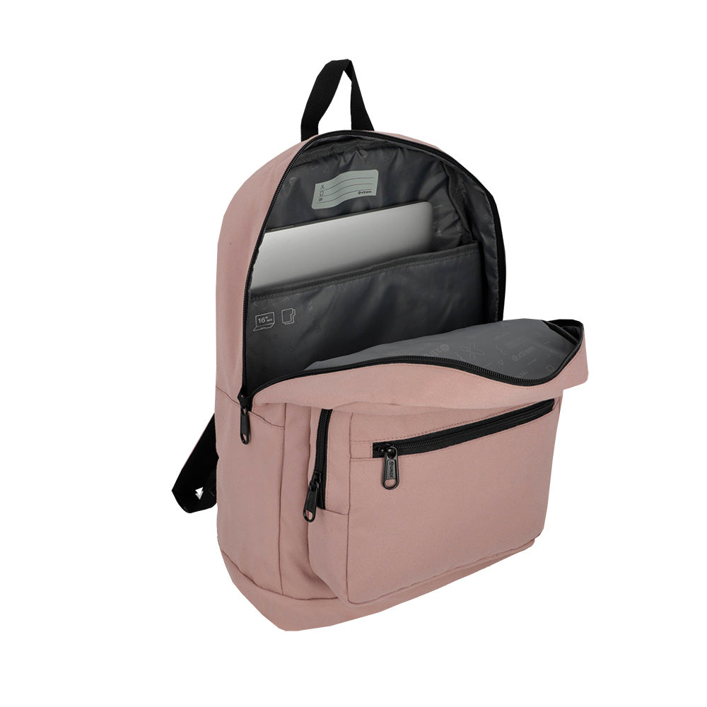 saxoline Mochila para notebook 16" Everdale rosada Tienda de fábrica