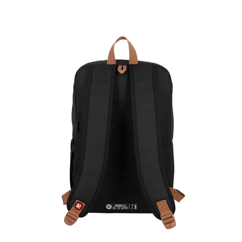 saxoline Mochila para notebook 16" Straps 2.0 negra Ahorra y exporta