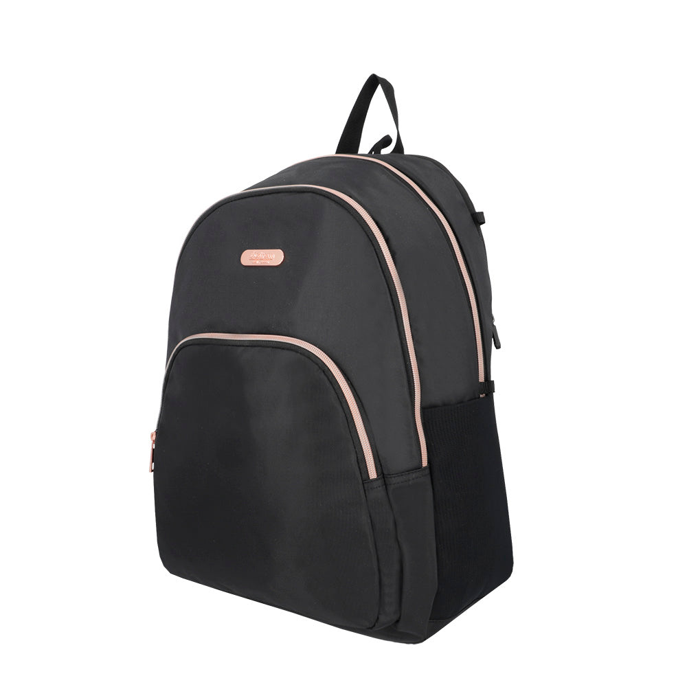 saxoline Mochila para notebook 15" Kansas negra/rosada Libre de impuestos
