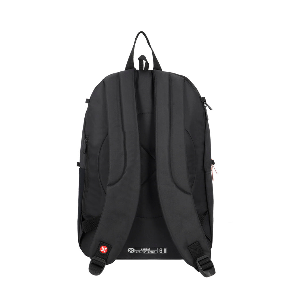 saxoline Mochila para notebook 15" Kansas negra/rosada Libre de impuestos