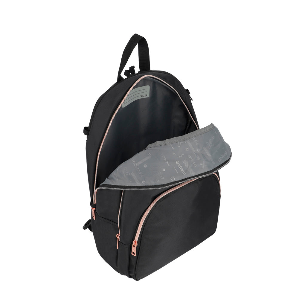 saxoline Mochila para notebook 15" Kansas negra/rosada Libre de impuestos