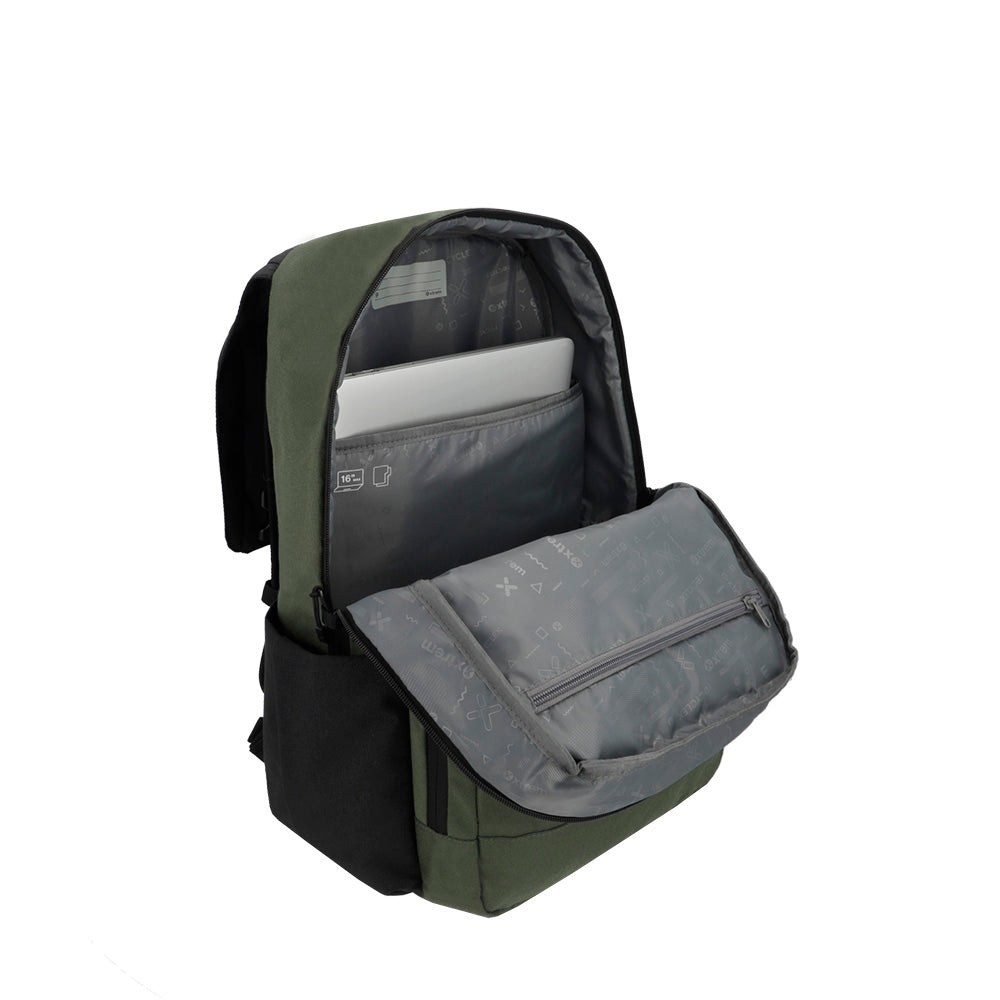 saxoline Mochila para notebook 16" Kent verde Ofertas especiales