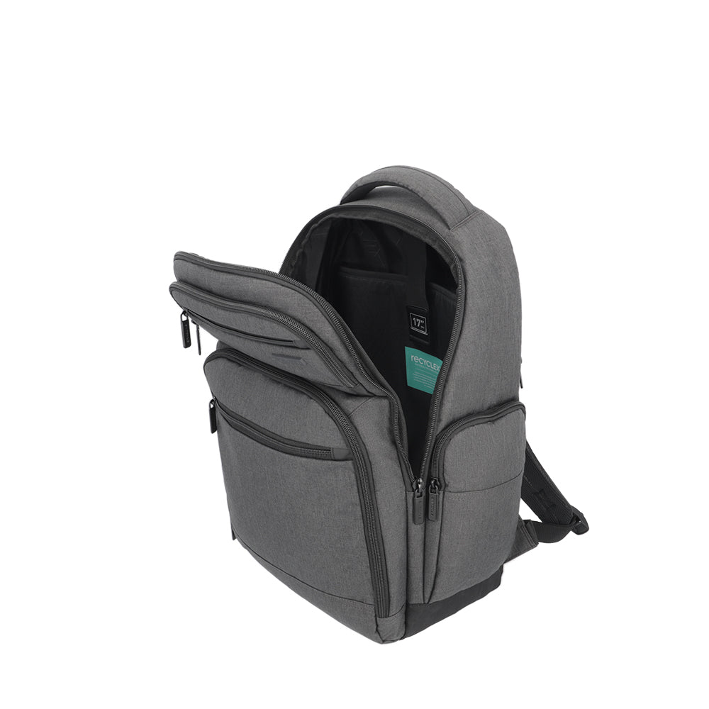 saxoline Mochila para notebook Banker gris 17" Envío internacional gratuito
