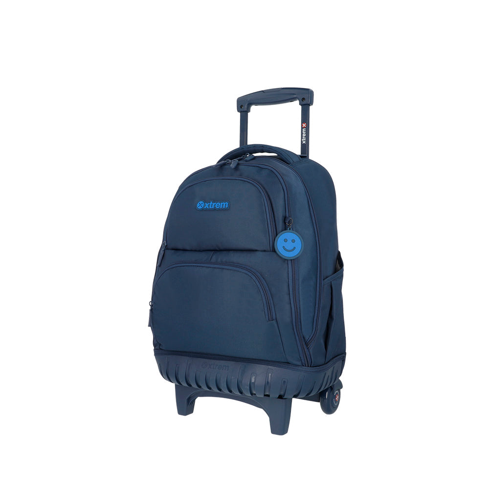 saxoline Mochila con ruedas Cross 2.0 azul marino Precio ultrabajo