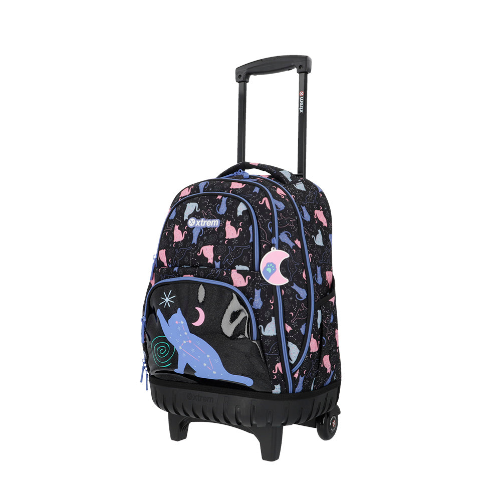 saxoline Mochila con ruedas Cross 2.0 negra En línea
