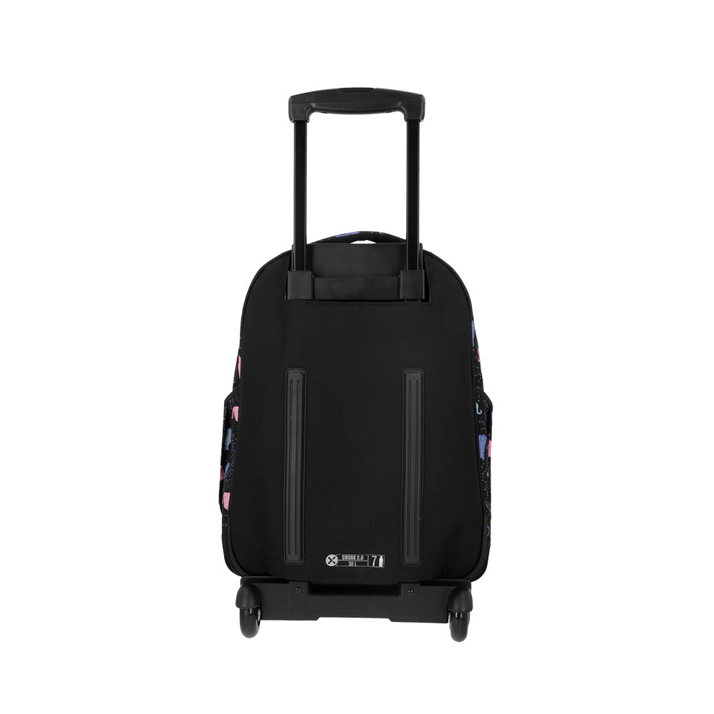 saxoline Mochila con ruedas Cross 2.0 negra En línea