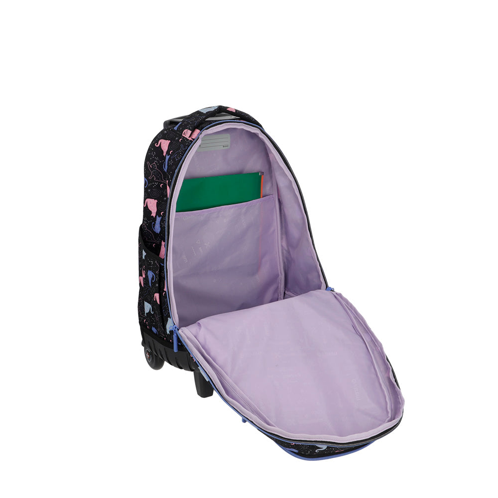 saxoline Mochila con ruedas Cross 2.0 negra En línea