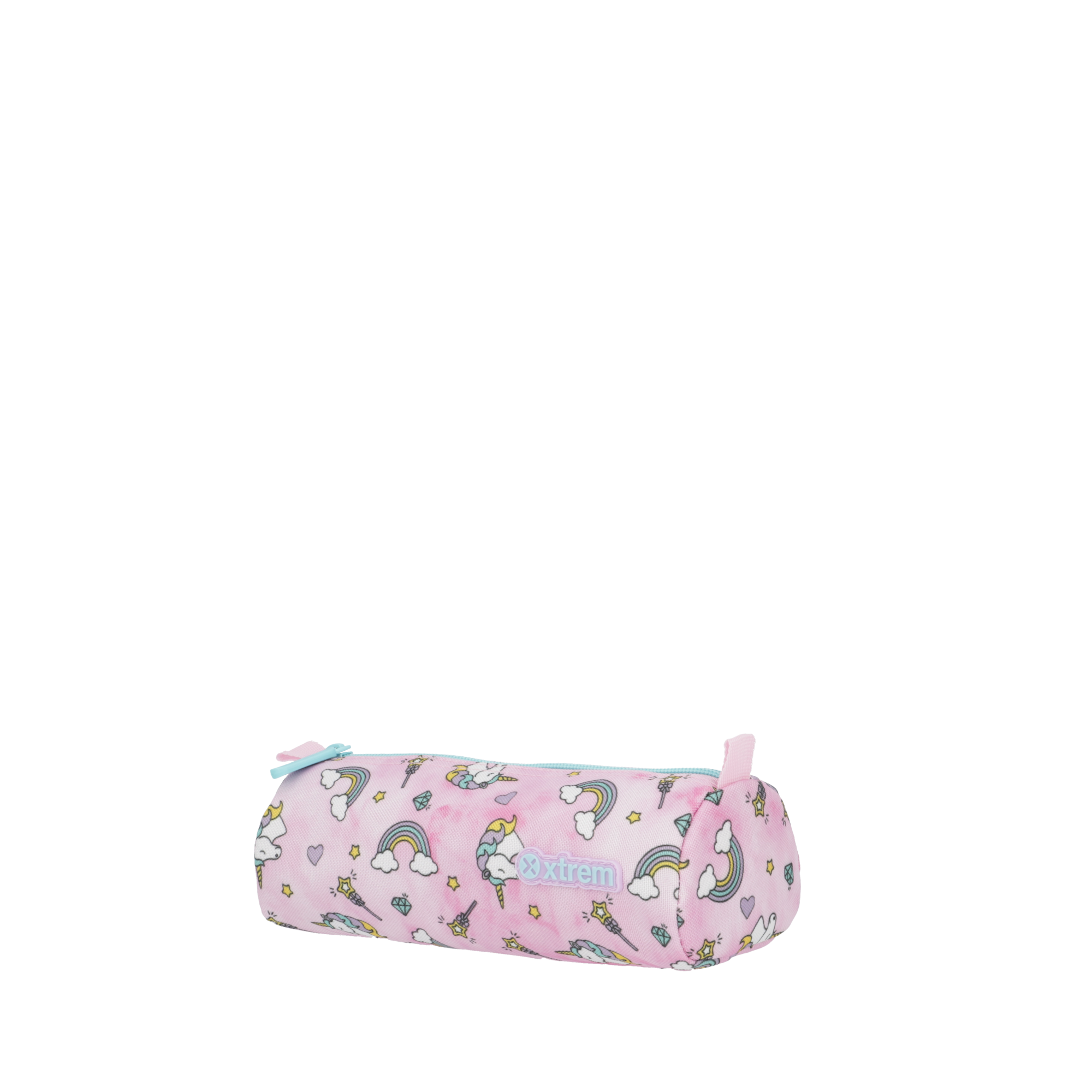 saxoline Set mochila con ruedas + lonchera + estuche New Run Pack Unicorn rosado Outlet online