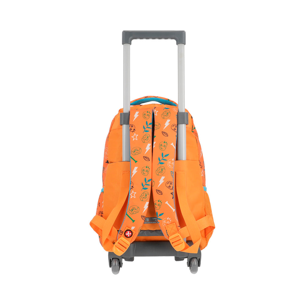 saxoline Mochila con ruedas para niños Lincoln Lion naranja Los más vendidos
