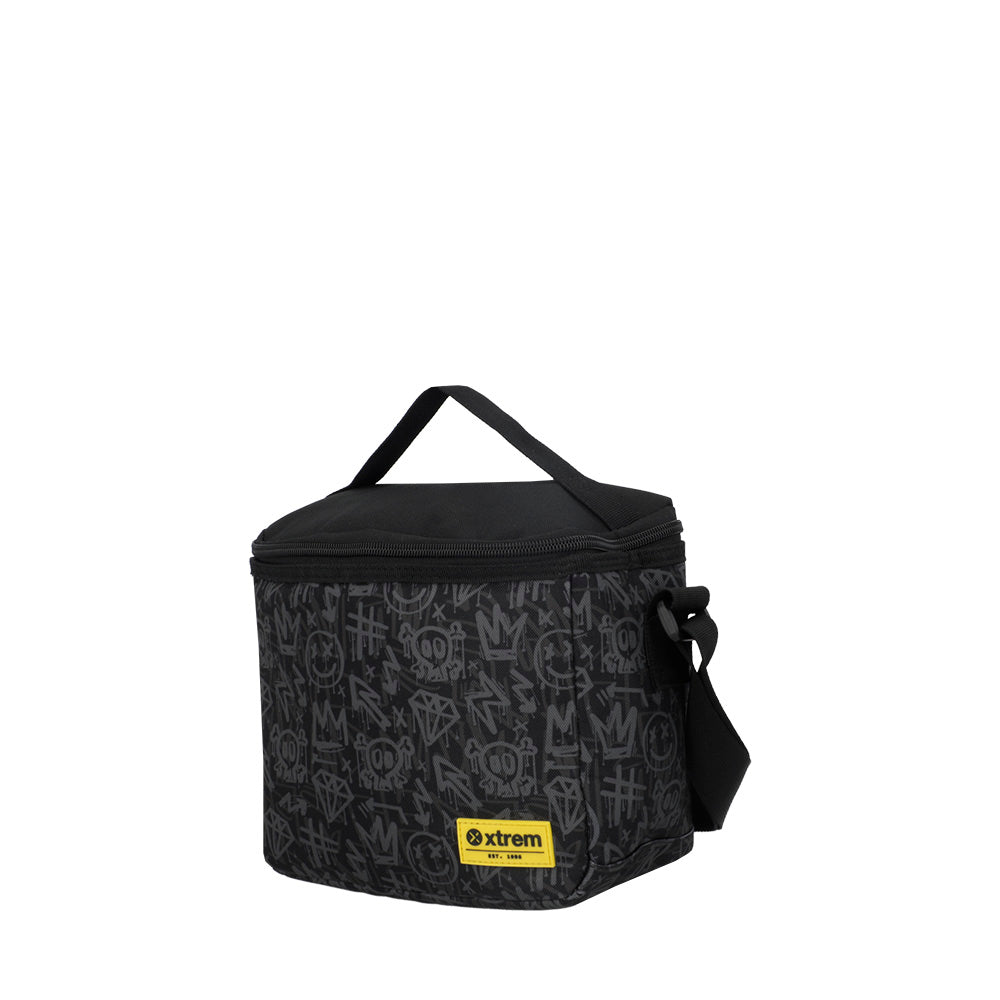 saxoline Set mochila + bolsa + lonchera + estuche Multipack black Rebajas online