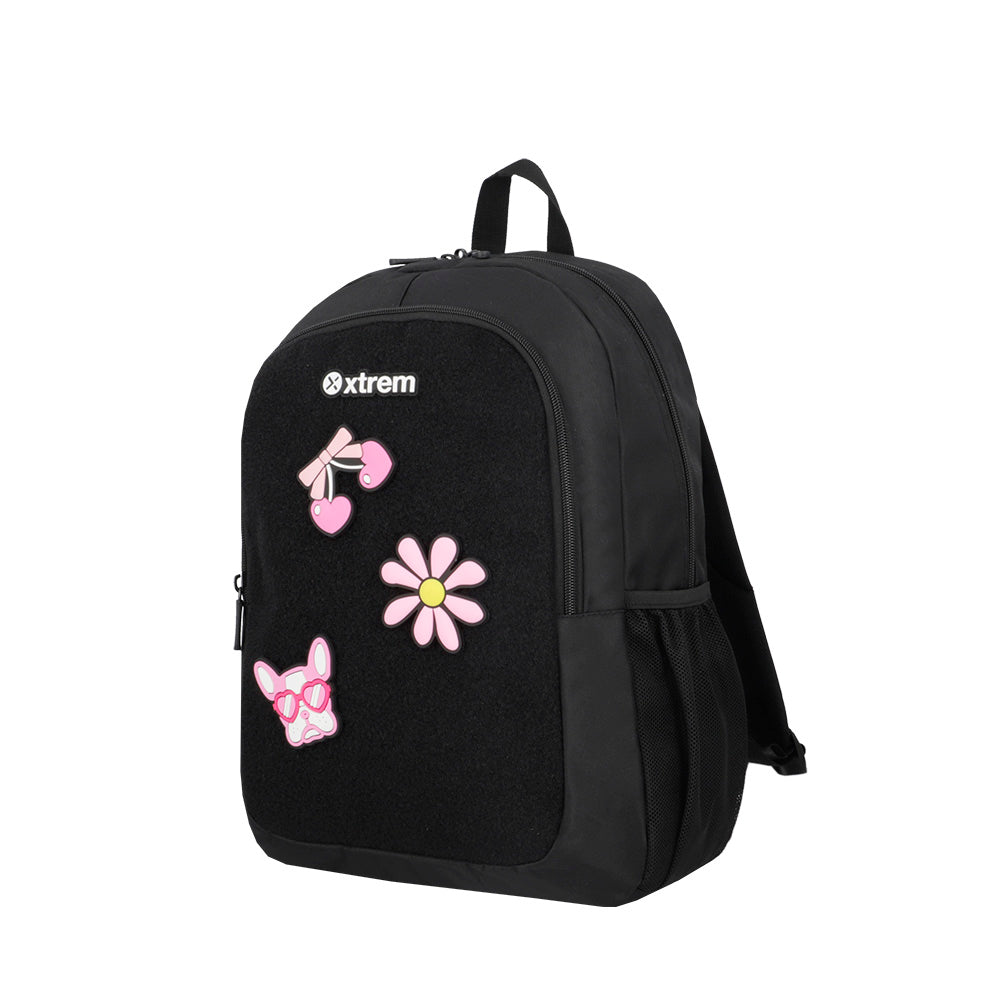 saxoline Mochila Logan negra/rosada Oferta especial
