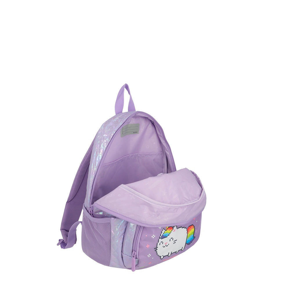 saxoline Mochila Power morada gato ÚLTIMAS EDICIONES