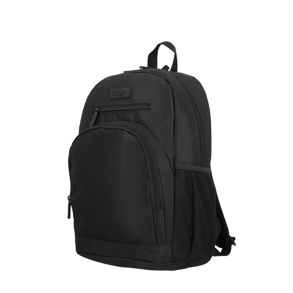saxoline Set mochila + bolsa + lonchera + estuche Multipack negro Oferta especial de fábrica
