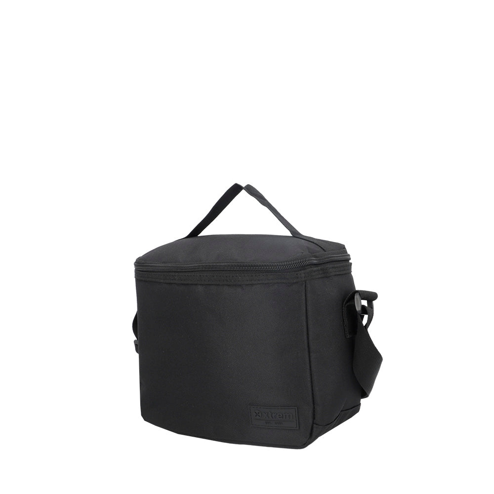 saxoline Set mochila + bolsa + lonchera + estuche Multipack negro Oferta especial de fábrica