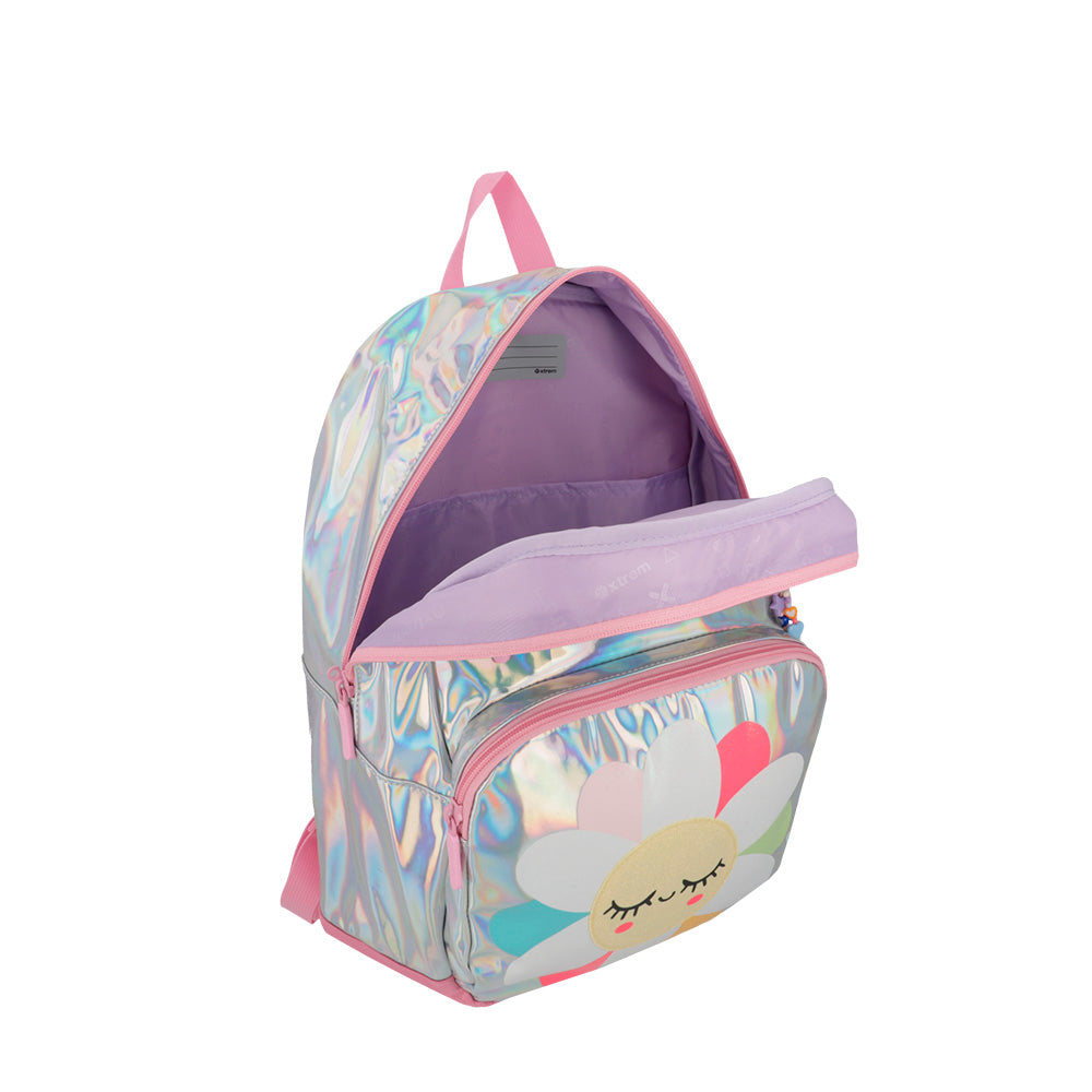 saxoline Mochila Bolt plateada Promoción trimestral