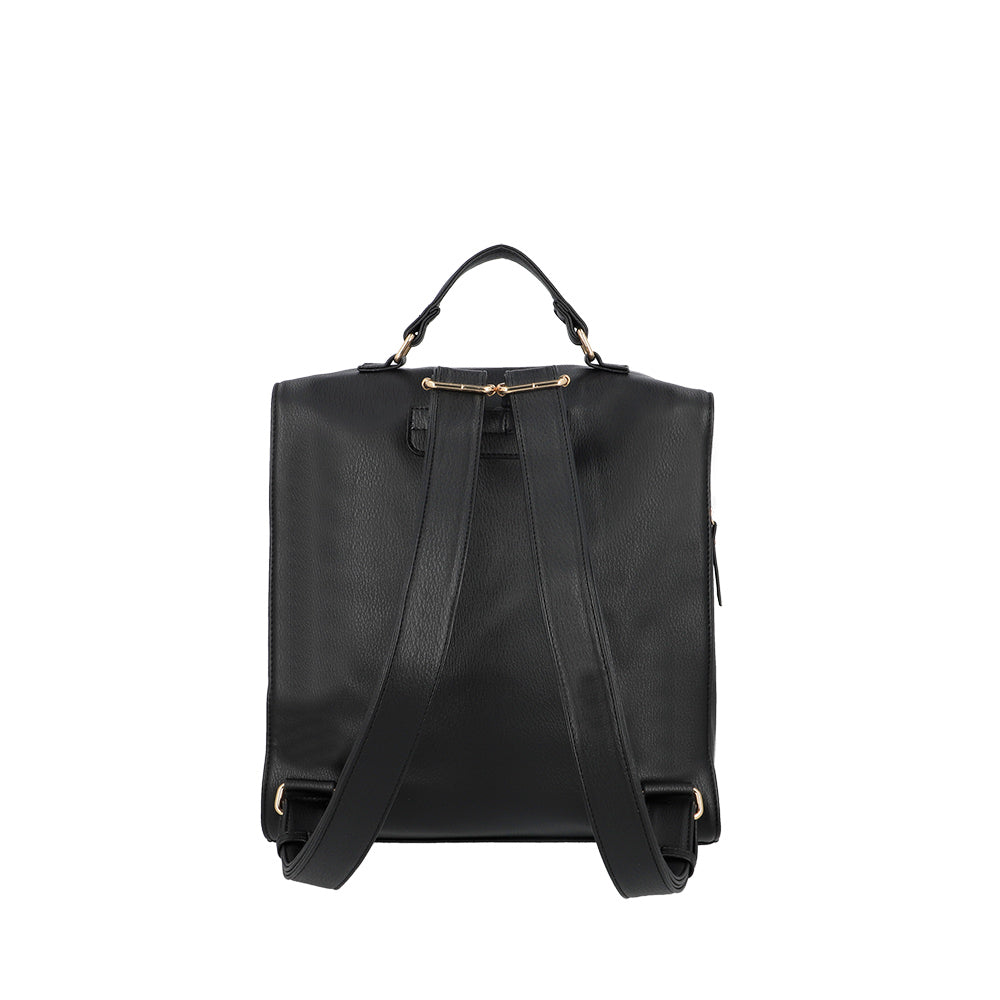 saxoline Mochila grande Laurens negra Precios de Black Friday