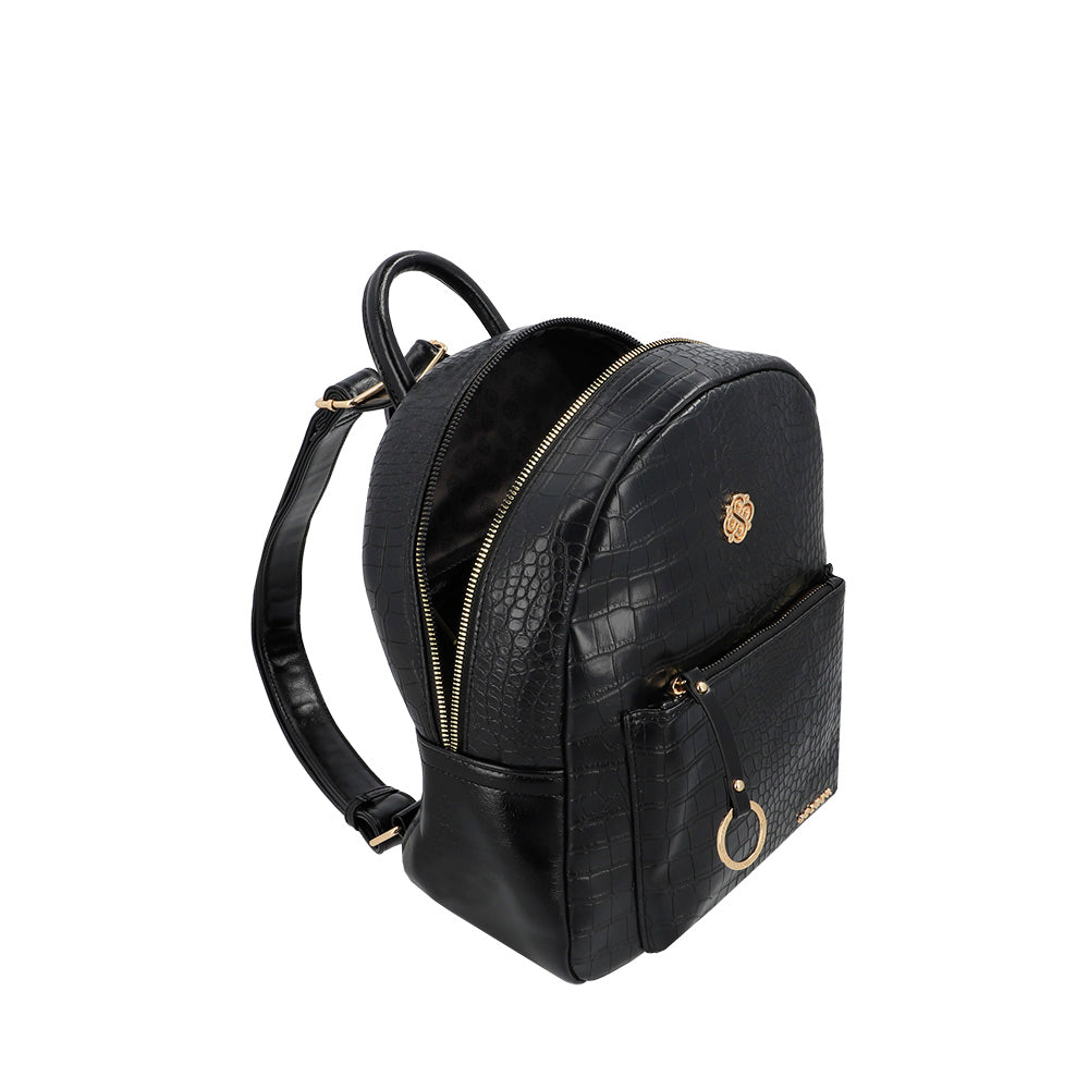 saxoline Mochila Osaka negra Descuento por venta flash