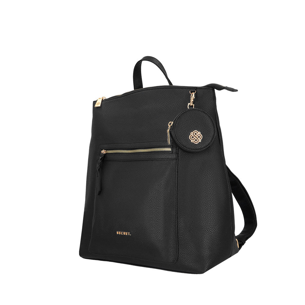 saxoline Mochila grande Ibiza negra Outlet online