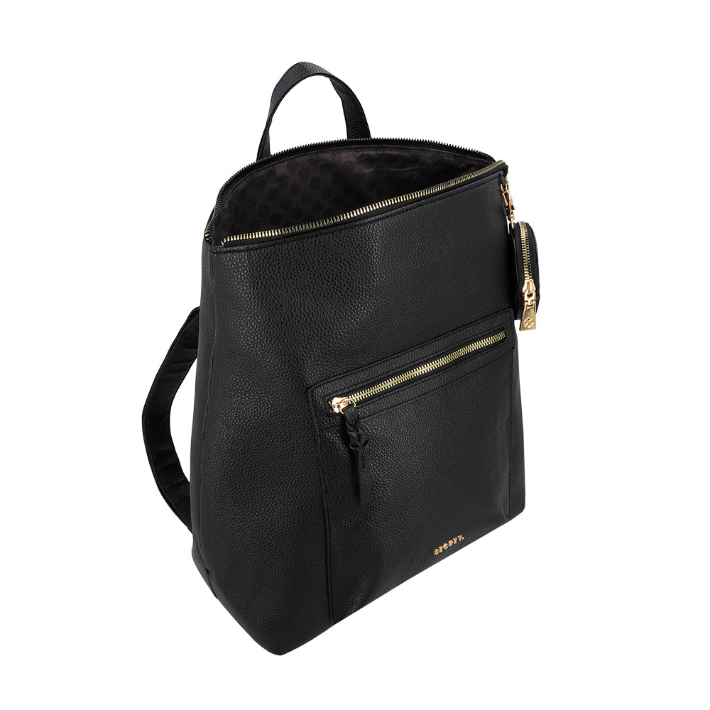 saxoline Mochila grande Ibiza negra Outlet online