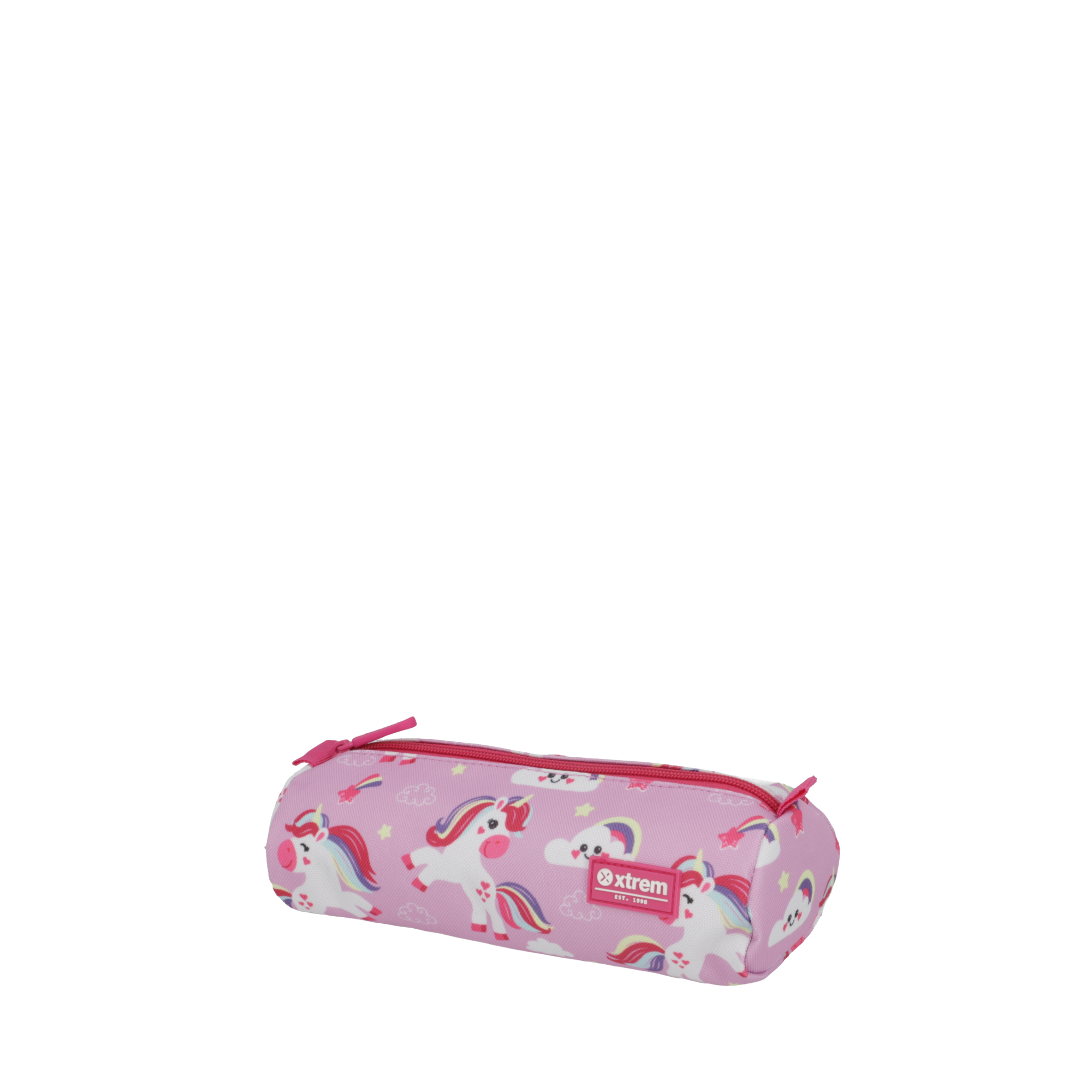 saxoline Set mochila + lonchera + estuche Triple Pack morado unicornios Envío gratis