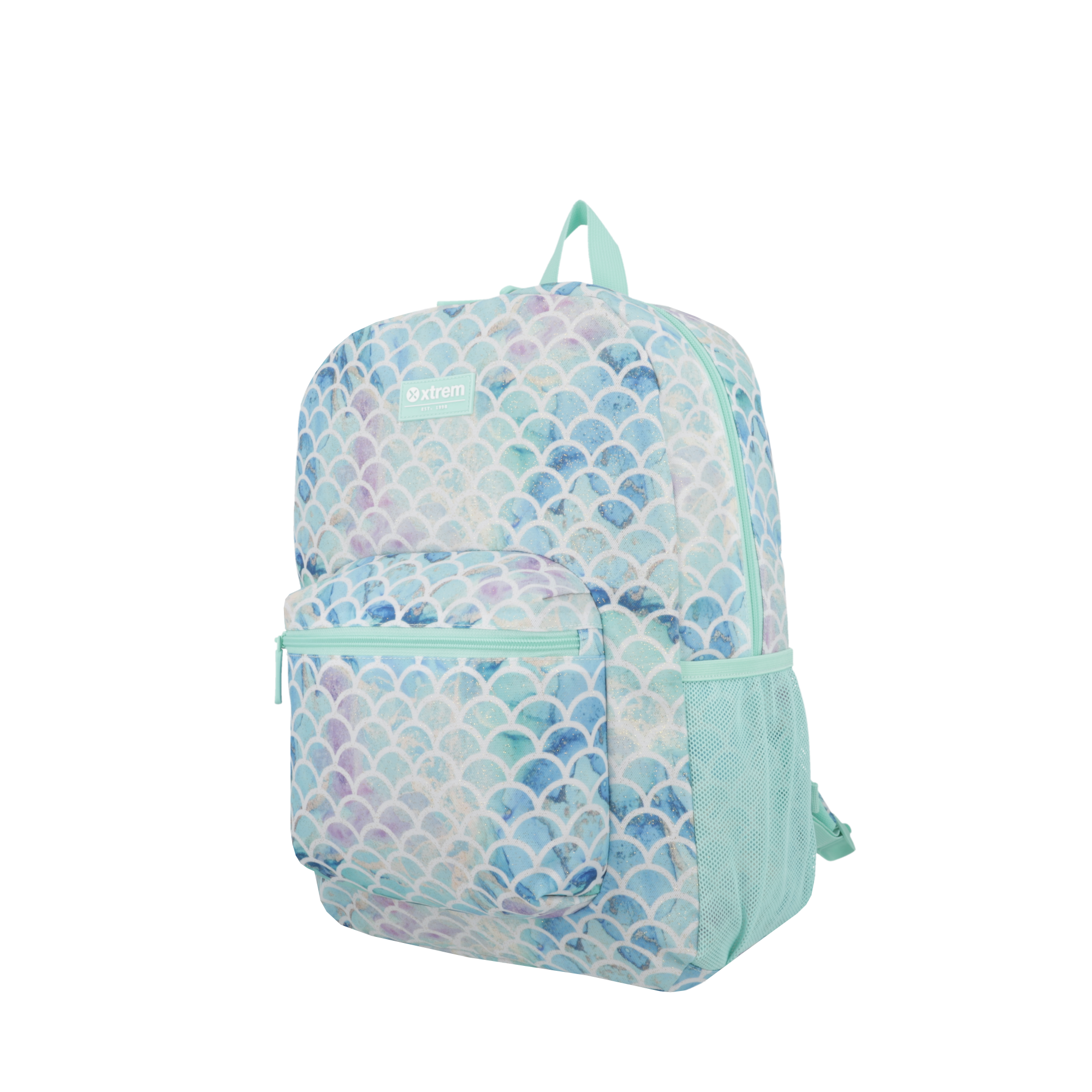 saxoline Set mochila + lonchera + estuche Triple Pack verde Últimos 3 días