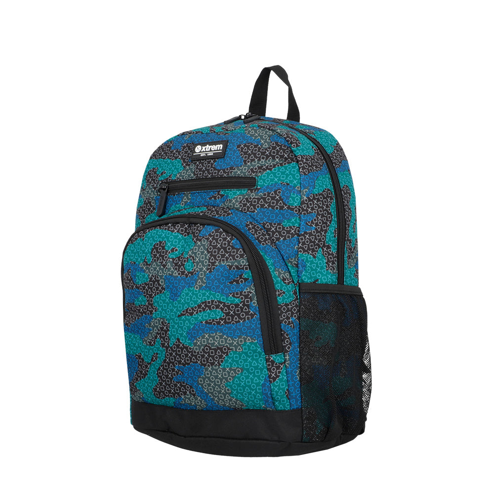 saxoline Set mochila + bolsa + lonchera + estuche Multipack azul gamer COMPRAR AHORA