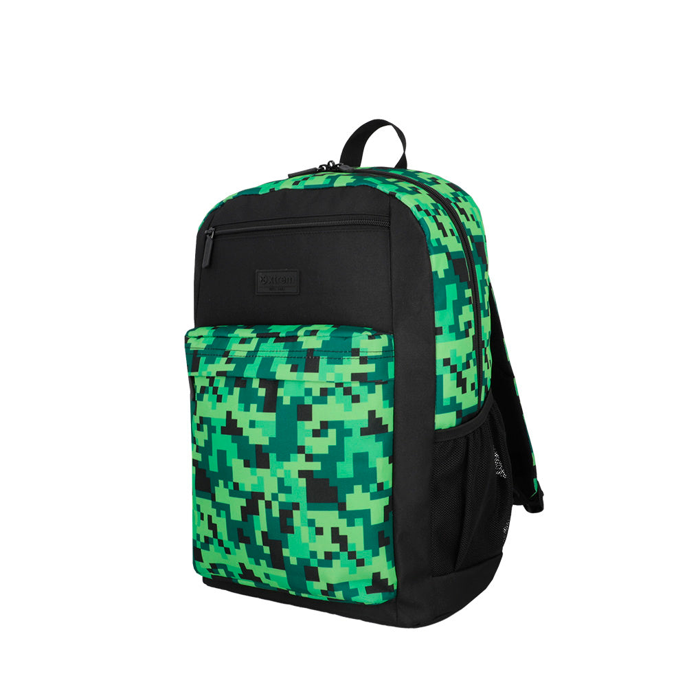 saxoline Set mochila + bolso + lonchera + estuche Megapack 2.0 verde Precio de fábrica