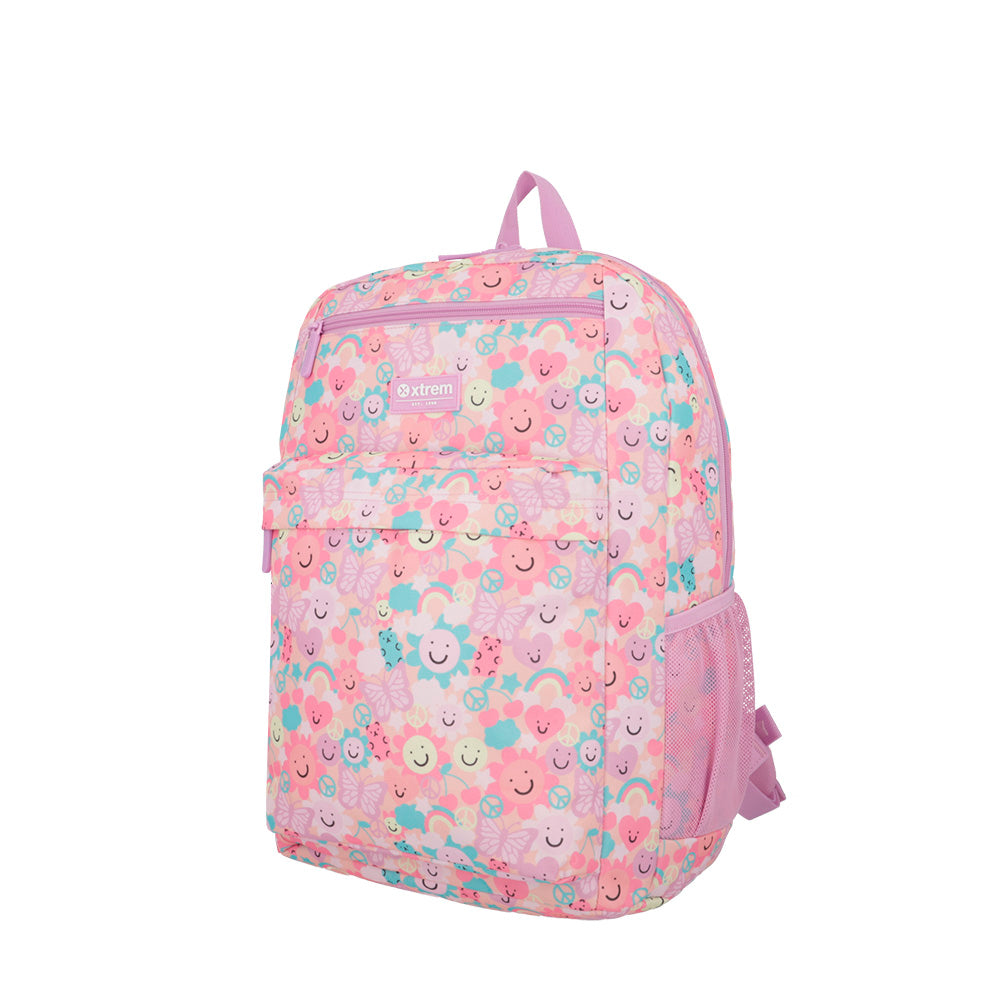 saxoline Set mochila + bolso + lonchera + estuche Megapack 2.0 rosado Solo hoy